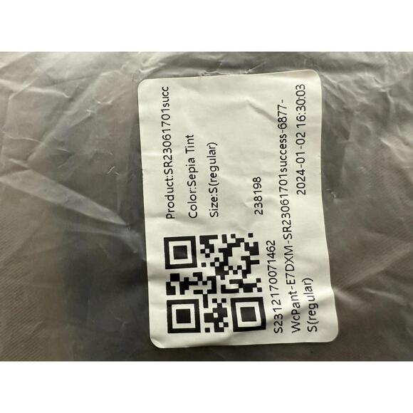 NWT High Waisted Zipper Pocket Shirred Straight Leg Work Pants Size Small - Picture 12 of 12